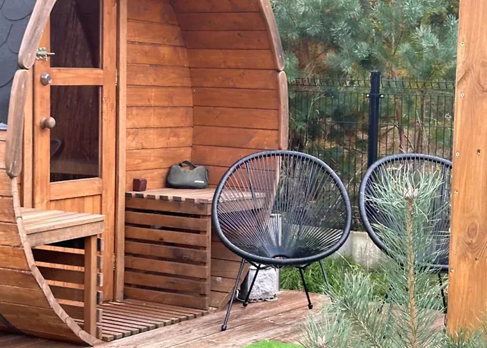 Dom wakacyjny Trzy Jeziora Z Zewnętrznym - Sauna, Balia Do Schładzania I Jacuzzi