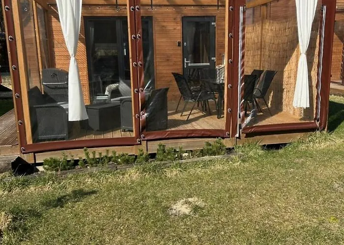 Trzy Jeziora Z Zewnetrznym - Sauna, Balia Do Schladzania I Jacuzzi 度假居